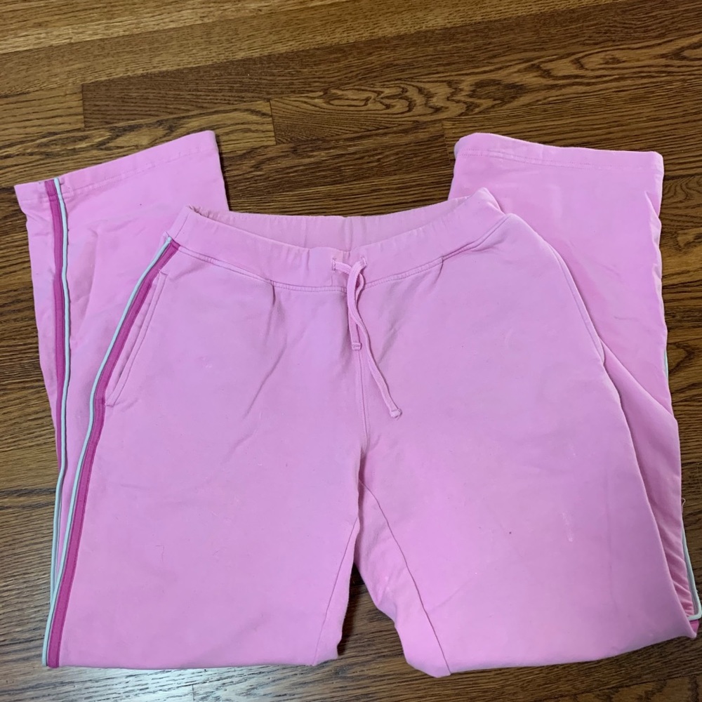 Reebok lightweight pink sweatpants